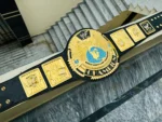Big Eagle Scratch Logo Championship Belt | Elite Belts - Image 2