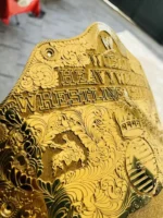 Big Gold World Heavyweight Championship Replica Title Belt | Elite Belts - Image 3