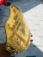 Big Gold World Heavyweight Championship Replica Title Belt | Elite Belts - Image 6