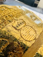 Big Gold World Heavyweight Championship Replica Title Belt | Elite Belts - Image 8