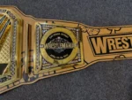 WrestleMania 41 Golden Championship Replica Title Belt | Elite Belts - Image 6