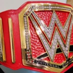 Red Universal Championship Replica Title Belt | Elite Belts