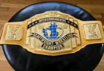 INTERCONTINENTAL YELLOW CNC Championship Belt | Elite Belts
