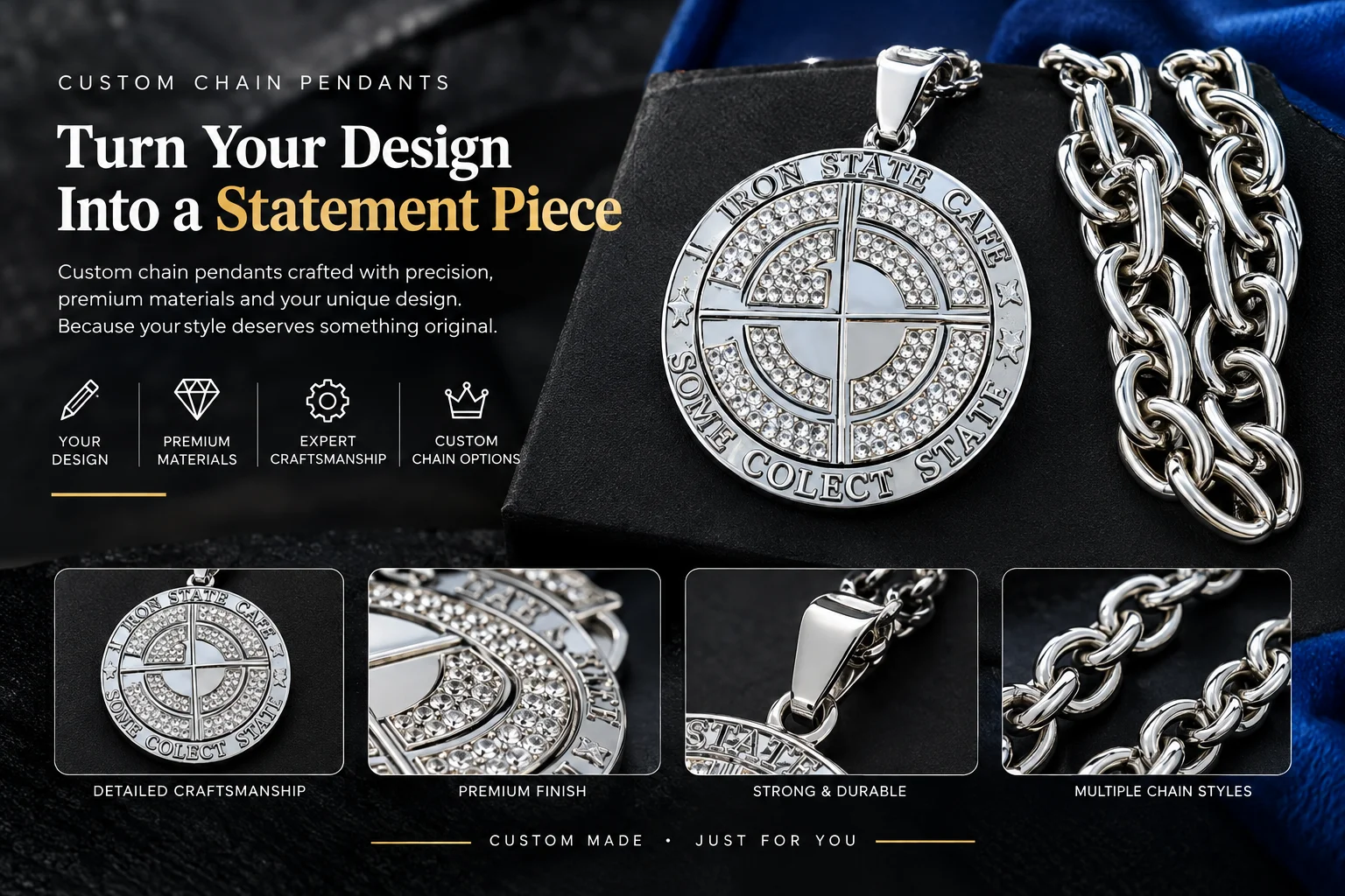 Custom Chain Pendants Design