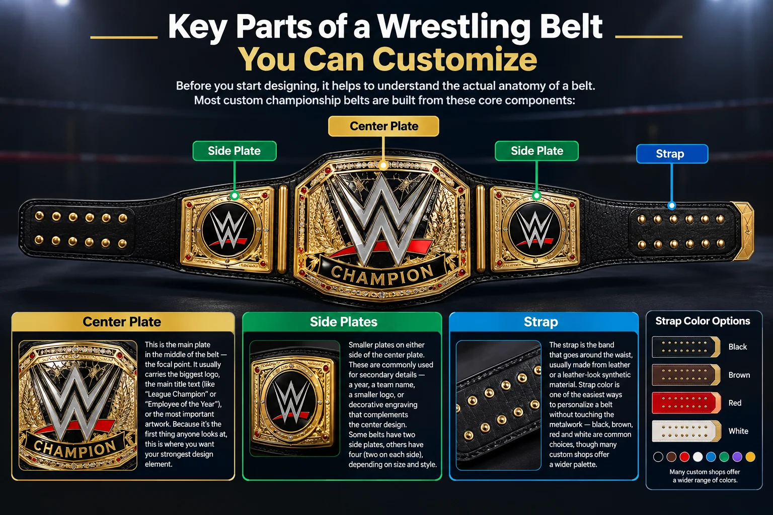 Personalized Wrestling Belt