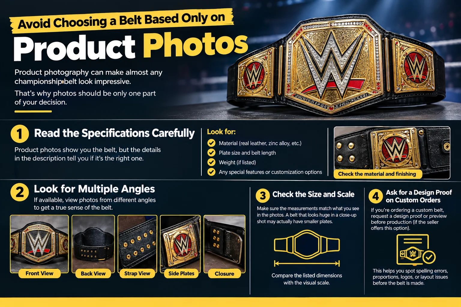 Wrestling Belt for Sale